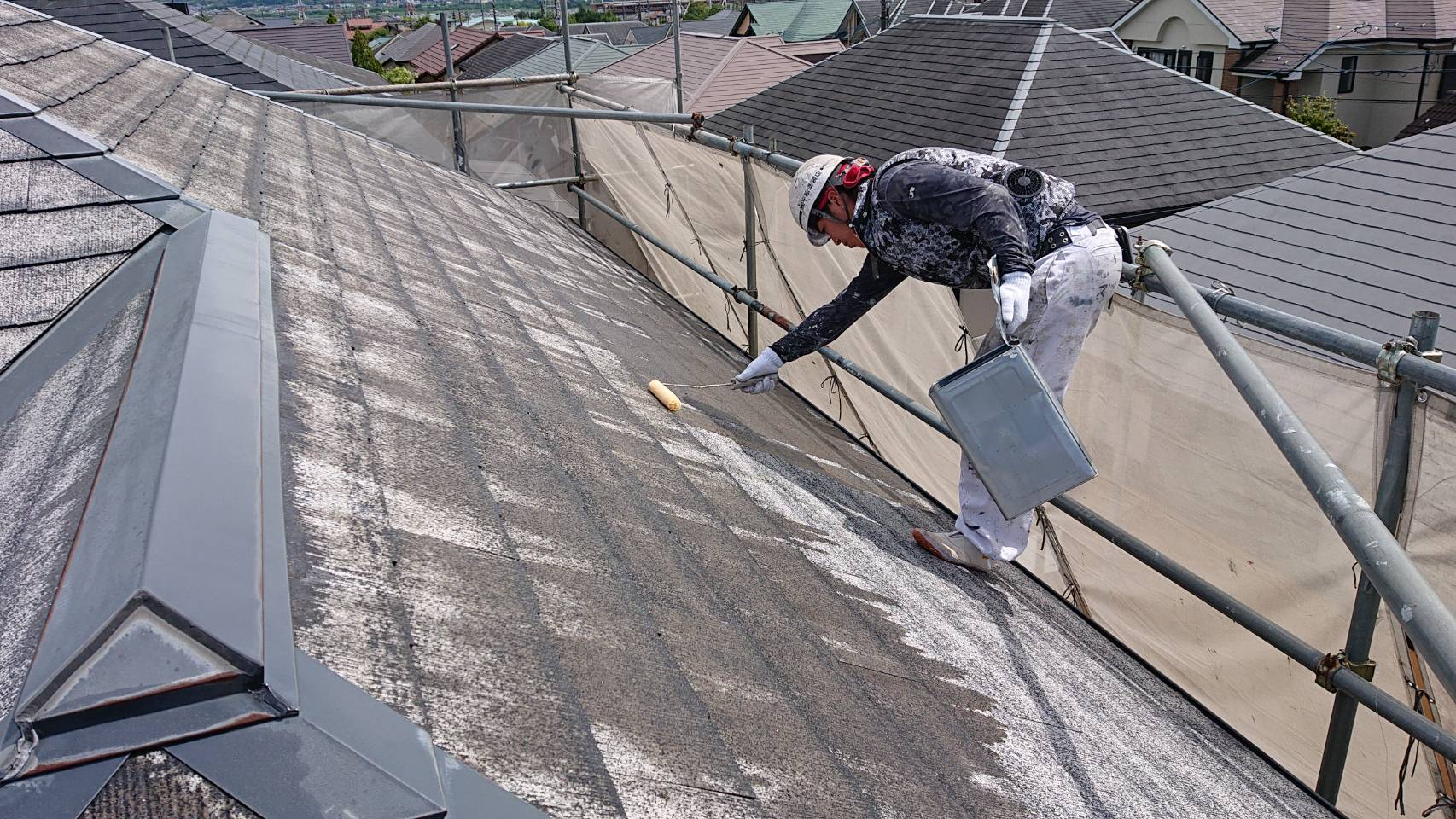 R1 9月5日 精華町で屋根塗装するなら！平松塗装店にお任せください