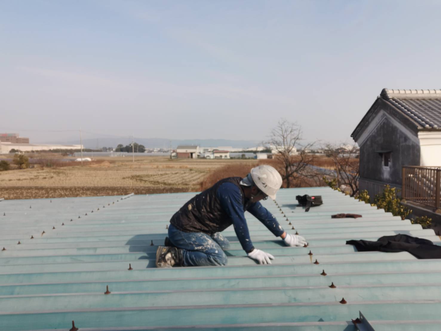R2 2月4日 大和郡山市で屋根塗装するなら！平松塗装店にお任せください