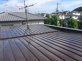 定期的なメンテナンスで、大きく傷む前に補修できました。