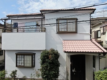 遮熱ガイナで塗り替えさせていただきました。